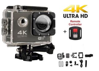 Αδιάβροχη κάμερα δράσης Ultra HD 4K WiFi 2.0in - Action Camera με πλήρη αξεσουάρ και κοντρόλ OEM