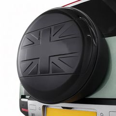 Κάλυμμα Ρεζέρβας Type Union Jack Για Land Rover Defender (L663) 2019+ Πλαστικό Μαύρο Γυαλιστερό-thumb-1