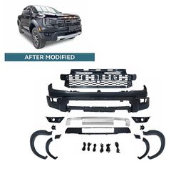 Body Kit Για Ford Ranger T9 2022+ Upgrade Σε "Raptor Look"
