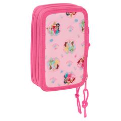 Disney Princess triple pencil case 37pcs-thumb-1