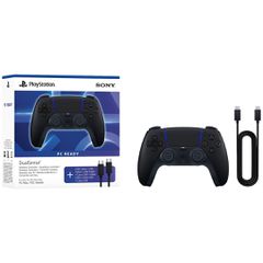 Sony PlayStation PS5 DualSense Wireless Controller Midnight Black+USB cable-thumb-4