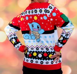 Pokémon Christmas Sweater Size L-thumb-2