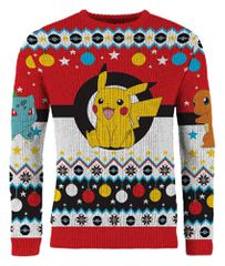 Pokémon Christmas Sweater Size L-thumb-1