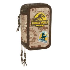 Jurassic World triple pencil case 37pcs-thumb-1
