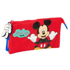 Disney Mickey Good Day triple pencil case-thumb-1