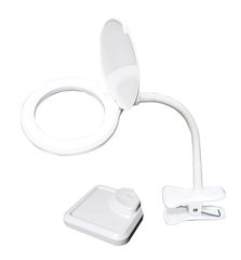 PROSKIT μεγεθυντικός φακός MA-1010U, κλιπ & βάση, LED, 3D 1.75x, λευκός