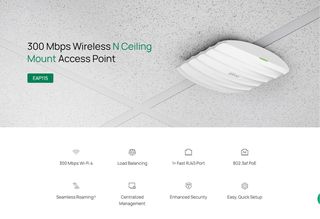 TP-LINK access point EAP115, 300Mbps, οροφής, V4.30-thumb-1