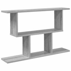 vidaXL Ράφι Τοίχου Γκρι Sonoma 80 x 15 x 50,5 εκ Επεξεργασμένο Ξύλο