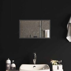 vidaXL Καθρέφτης μπάνιου LED Διαφανές 50 x 30 cm σκληρυμένο γυαλί