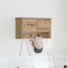 vidaXL Τοίχου Κρεμάστρα Επιτοίχιο Artisan Oak 50 x 20 x 30 εκ.