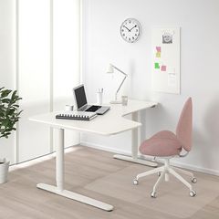 Ikea BEKANT γωνιακό γραφείο 160 Χ 110 εκ., λευκό