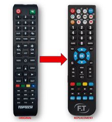TOPTECH 32" LED TV REPLACEMENT REMOTE CONTROL-thumb-1