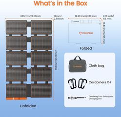 Ηλιακό Πάνελ 100 Watt Flex Solar φορητό-thumb-1