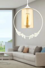 Stewehome Μονό φωτιστικό οροφής με φινίρισμα εσκίτμε από μέταλλο και ακρυλικό