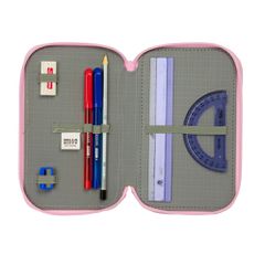 Hello Kitty & Friends triple pencil case 37pcs-thumb-3