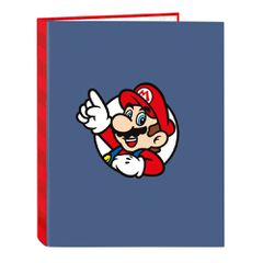 Super Mario A4 cardboard 4 rings binder