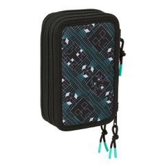 Minecraft Screen triple pencil case 37pcs-thumb-1