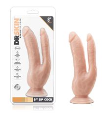 Dr. Skin - Double Dildo 8.5'' - Vanilla-thumb-1
