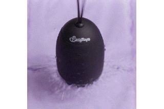 Vibrating Egg With Remote Control - Black-thumb-5