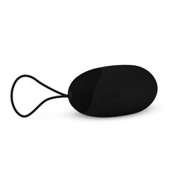 Vibrating Egg With Remote Control - Black-thumb-2