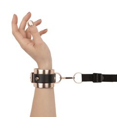 Rosy Gold - Under-Mattress Restraint Set - Black-thumb-9
