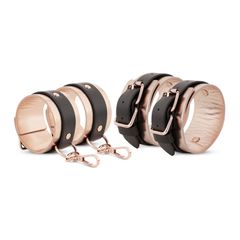 Rosy Gold - Under-Mattress Restraint Set - Black-thumb-4