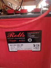 Battery rolls 24v + hybrid inverter 24v