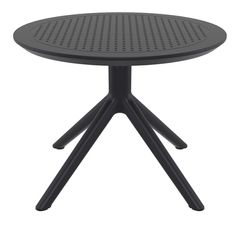 SKY BLACK MINI Φ60X45εκ. ΤΡΑΠΕΖΙ ΠΟΛ/ΝΙΟΥ