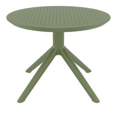 SKY OLIVE GREEN MINI Φ60X45εκ. ΤΡΑΠΕΖΙ ΠΟΛ/ΝΙΟΥ