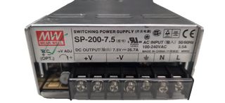 Βιομηχανικό Τροφοδοτικό Switching Mean Well SP-200-7.5 (7.5V / 26.7A / 200W)