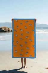 Stewehome Πετσέτα παραλίας με ζέβρα 75x150 cm