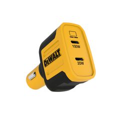 Dewalt Φορτιστής Αυτοκινήτου 2 Θυρών Type-C 120W (1410484DWG)