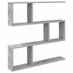 vidaXL Ράφι Τοίχου Γκρι Σκυροδέματος 80 x 12 x 79,5 εκ