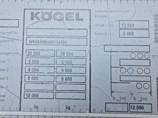 Κόφα Kögel 2008 Kögel SP24, ρολό πόρτας, θερμομονωτική & μονωμένη, 3 τεμάχια-thumb-5