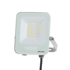 ΠΡΟΒΟΛΕΑΣ LED SMD 30W ΛΕΥΚΟΣ IP66 3000K PLUS Eurolamp 147-69038