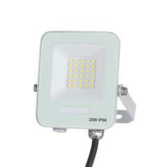ΠΡΟΒΟΛΕΑΣ LED SMD 20W ΛΕΥΚΟΣ IP66 3000K PLUS Eurolamp 147-69035