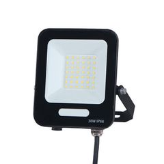ΠΡΟΒΟΛΕΑΣ LED SMD 30W ΜΑΥΡΟΣ IP66 6500K PLUS Eurolamp 147-69006