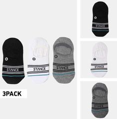 Stance Socks Basic No Show (3pares) SCA145D20SROMU-thumb-2