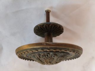 Vintage Μπρούτζινο Μπουλ Εξώπορτας / Κεντρικό Πόμολο