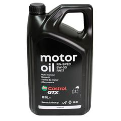 Renault / Dacia ΓΝΗΣΙΟ λιπαντικό κινητήρα Castrol GTX RN-Spec 5W-30 RN17 σε συσκευασία 5 λίτρων. ΓΝΗΣΙΟΣ ΚΩΔΙΚΟΣ ( 77 11 943 681 ) Κ RENAULT GTX RN720 5W - 30 5L ΜΕ ΓΝΗΣΙΟ ΚΩΔΙΚΟ {7711943687