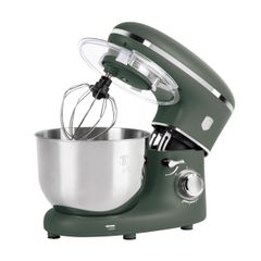 Berlinger Haus Κουζινομηχανή Μίξερ mixer 1300W με Ανοξείδωτο Κάδο 6lt, Matte Green Collection BH-9708