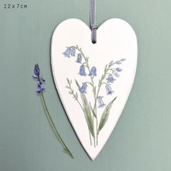Ετικέτα καρδιά αγριολούλουδο 7εκ.-Bluebell