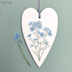 Ετικέτα καρδιά αγριολούλουδο 7εκ.-Forget me not