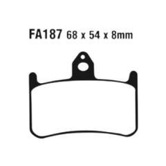 Τακακια FA187/FA144 DELTA BRAKES DL106/DB2039 Sintrered - (10191-110)