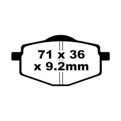 Τακακια FA101 DELTA BRAKES DL009/DB2090 Sintered - (10191-130)