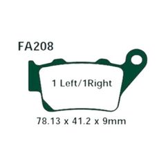 Τακακια FA208/213 DELTA BRAKES DL024/DB2240 Sintered - (10191-173)