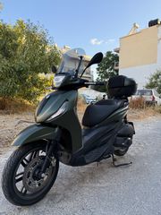Piaggio Beverly 300 2023 300s hpe +1 χρόνο εγγύηση Γνήσια μπαγκαζιέρα + φιμέ ζελατίνα