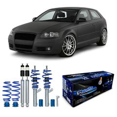 Ρυθμιζόμενη Ανάρτηση Kαθ Ύψος JOM Blueline Κιτ Coilover για Audi A3 (8P) DSG, Quattro, 2.0T / 3.2 / 2.0TDI - 4 Tμχ. - (741038)