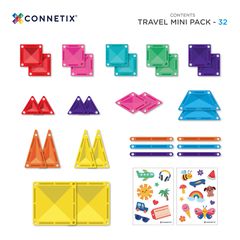 Connetix - Travel Mini Pack 32 pc (CT-B-00032 TR)-thumb-1