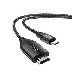 Καλώδιο σύνδεσης Hoco UA16 USB-C σε HDMI 4K 30Hz ULTRA HD Braided Γκρι 2m
